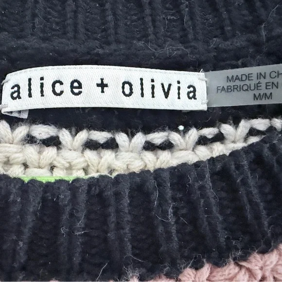 Alice + Olivia Multicolor Striped Sweater - Picture 2 of 4